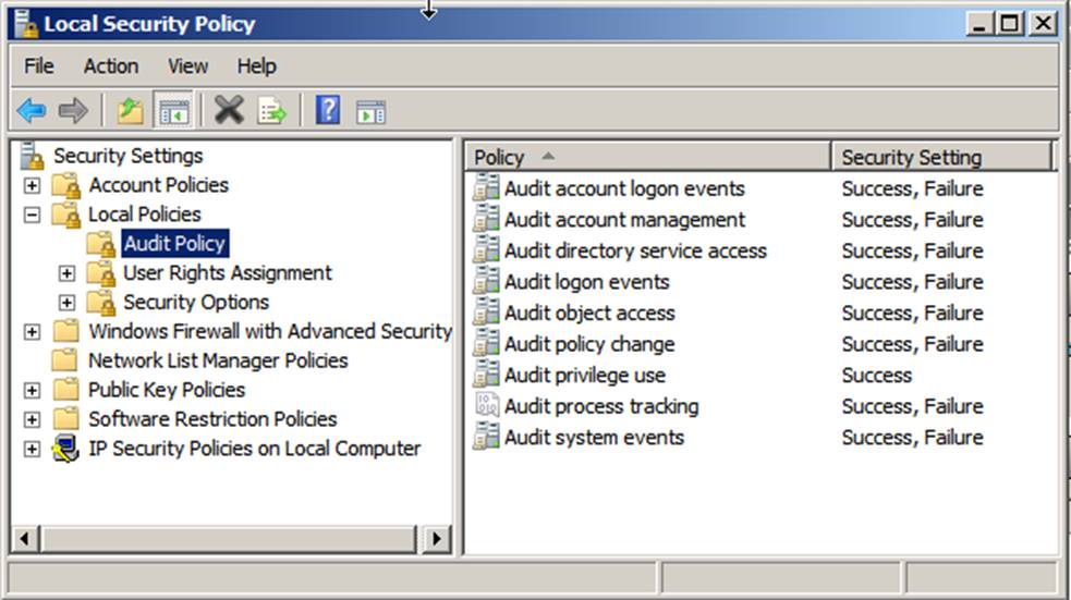 Chapter 2 Audit Policies and Event Viewer
